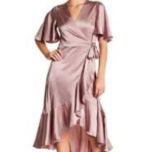 Soprano – Ruffle Midi Tie Dress